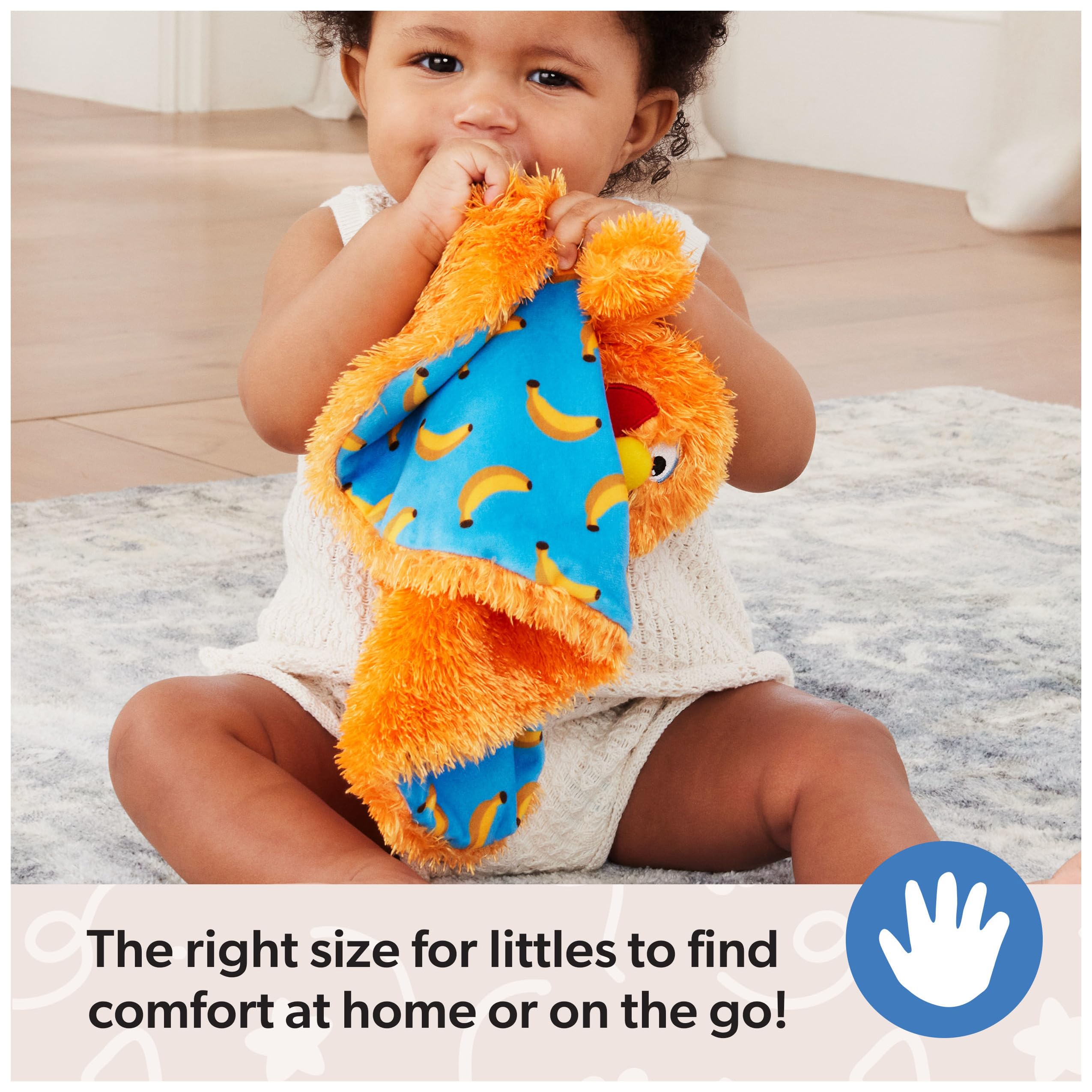 Ms. Rachel Official Herbie Huggable Lovey, Double Sided, Machine Washable Security Blankets for Babies Ages 3 Months to 1+