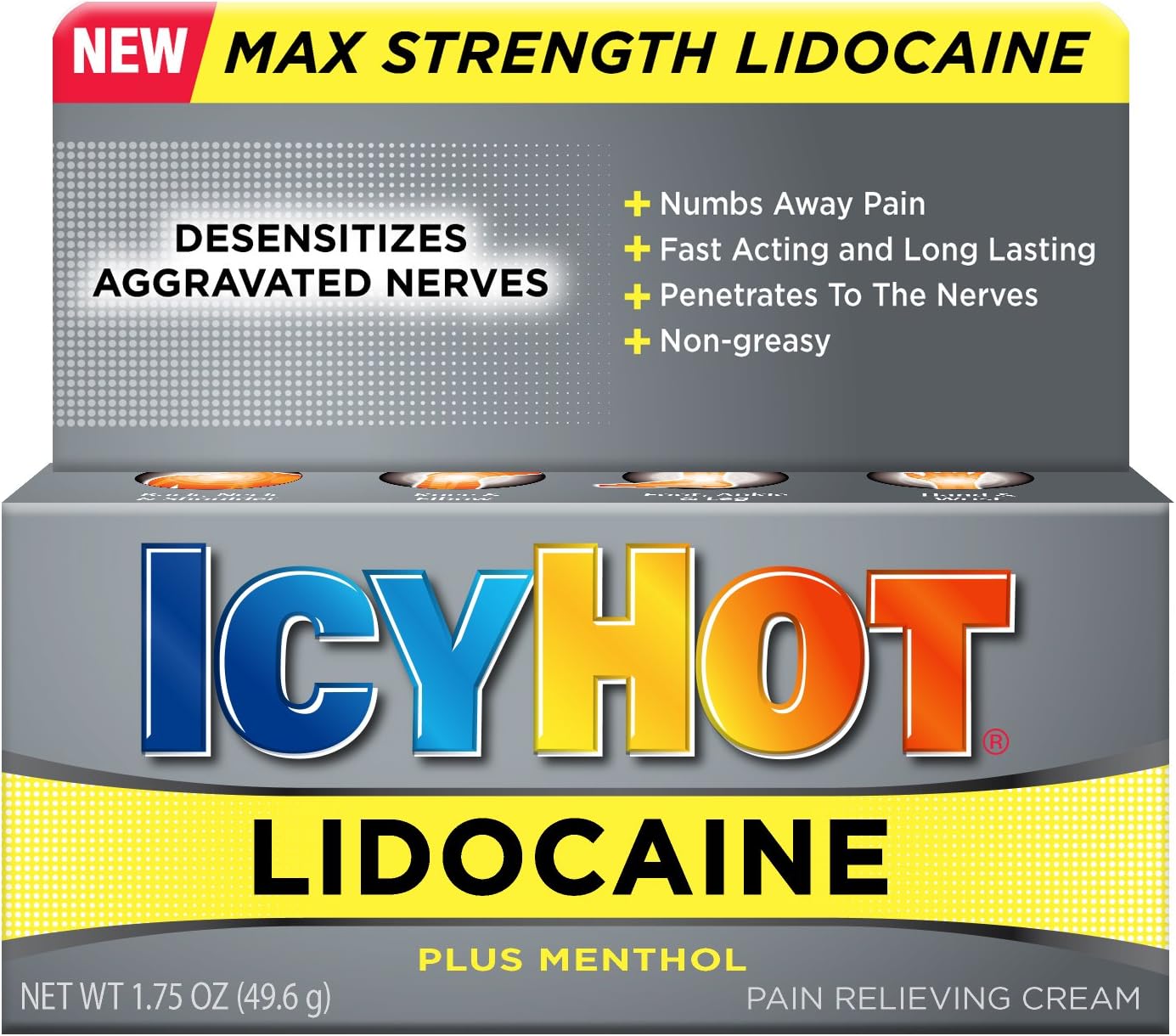 Icy Hot Maximum Strength Lidocaine, 1.75 Ounce Health & Personal Care