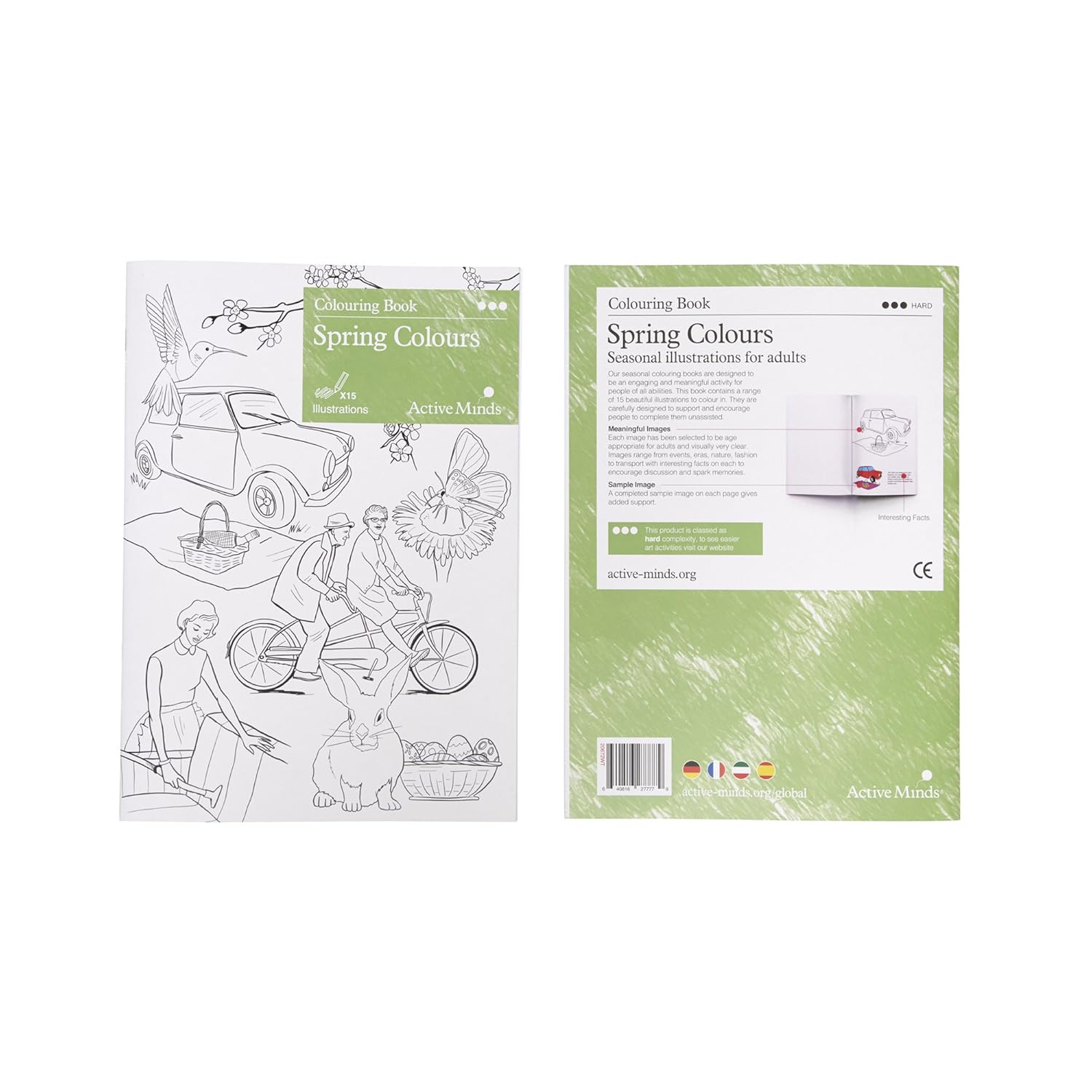 Colori Primaverili Libro da Colorare Attivit Artistica e Colori Primaverili Libro da Colorare Attivit Artistica e Prodotti Specifici per le Persone Affette da Demenza Alzheimer Amazon Giochi e giocattoli