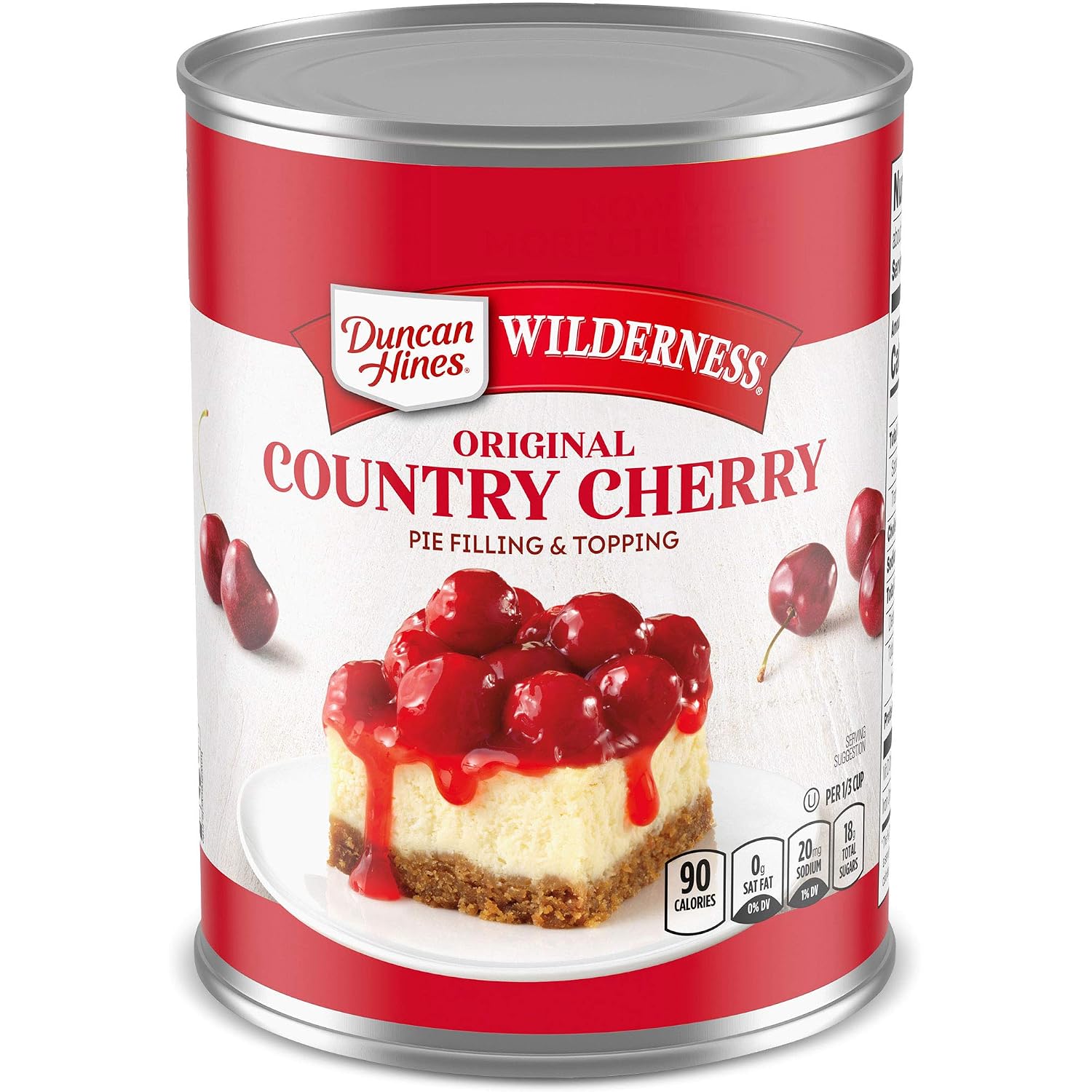 Duncan hines wilderness, pie filling&topping, country Cherry (051100079212)