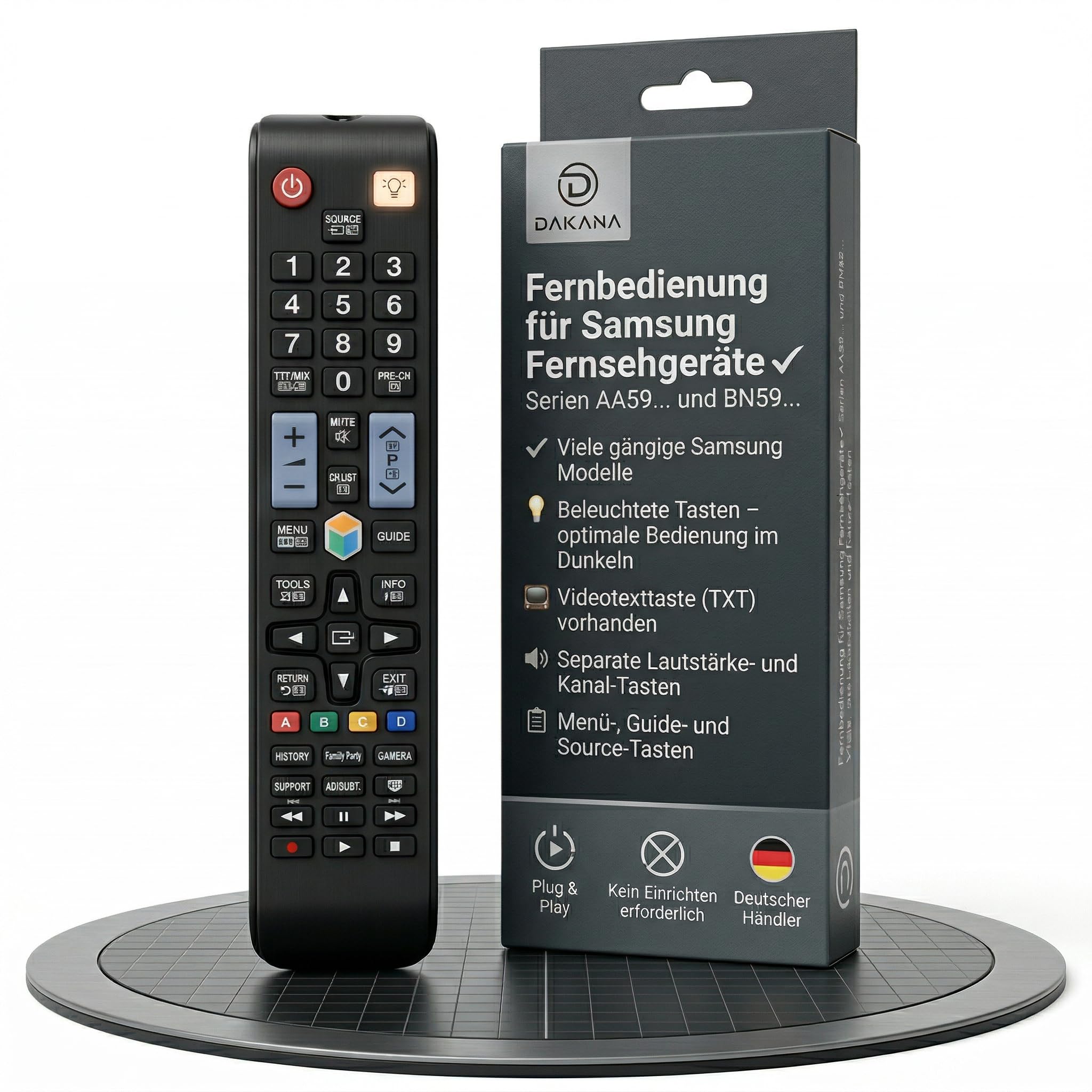 Universal Samsung replacement remote control for Samsung