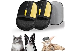 Pet Hair Remover Glove, Static Removal Gloves for Pet Hair, for Couch, Furniture, Carpet, Car Seat (2PCS)