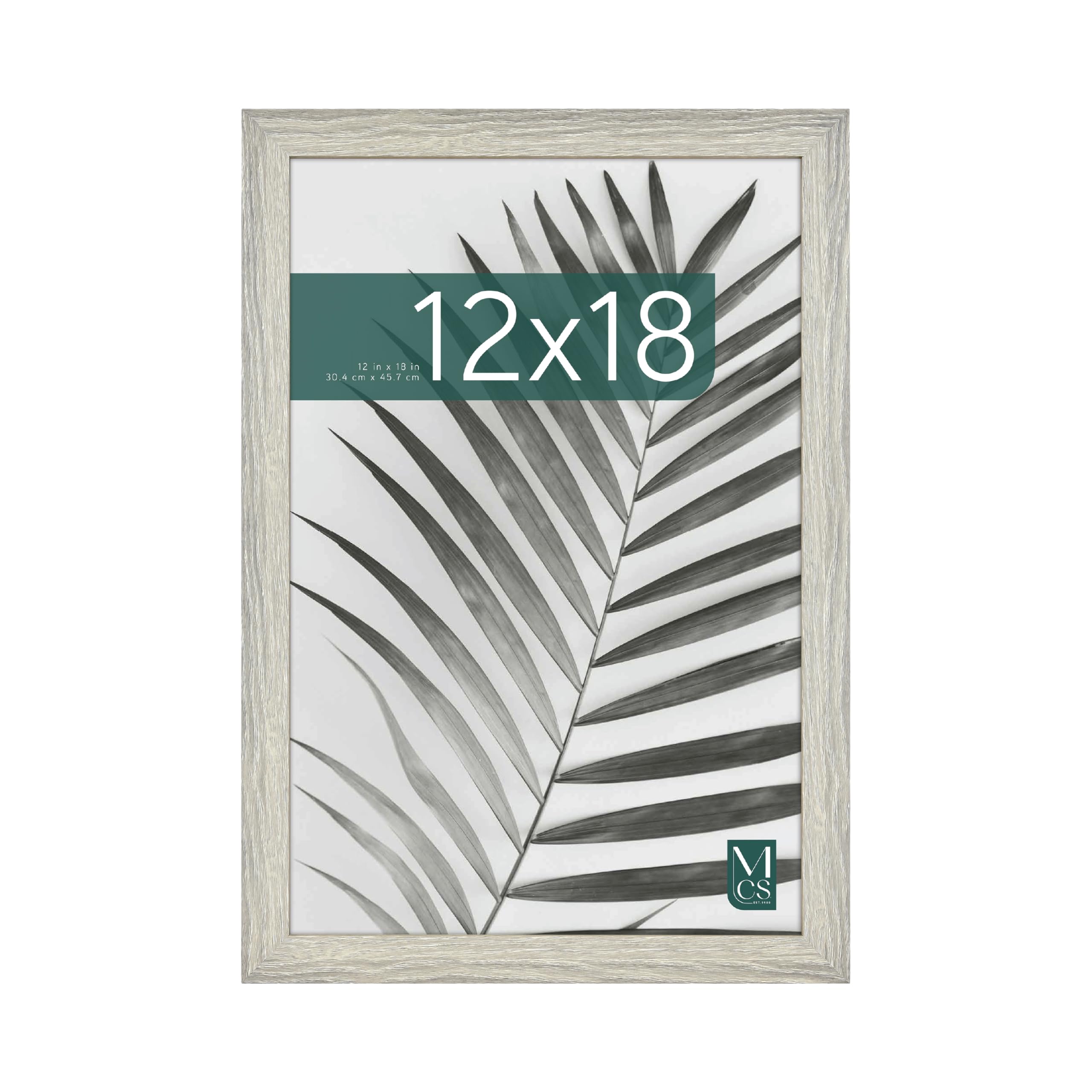 Photo 1 of ***Minor damage***
MCS Studio Gallery 12x18 Picture Frame Gray Woodgrain, Rectangle Photo Frame for Photos, Posters & Art Prints (1-Pack)