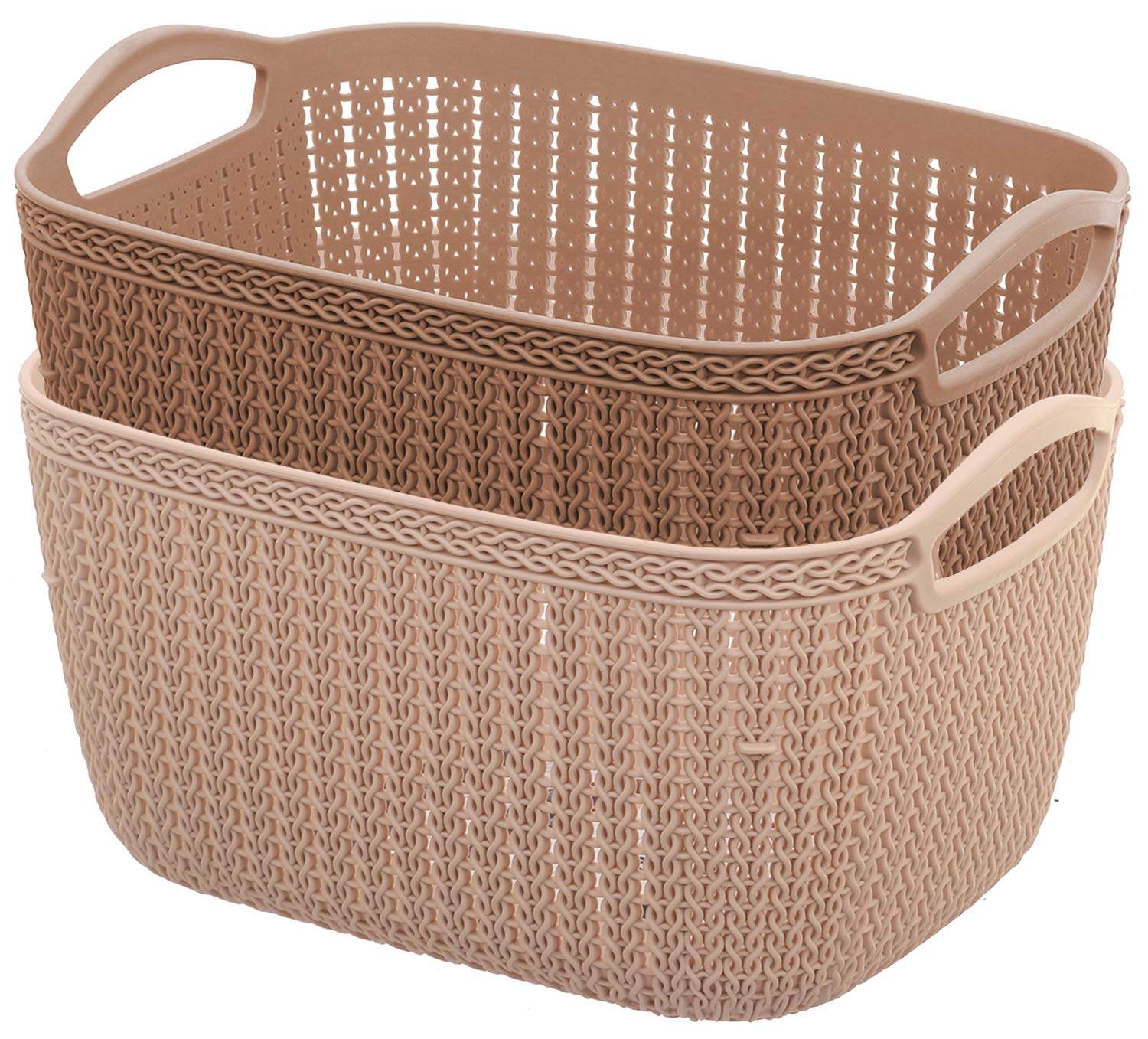 Heart Home Unbreakable Plastic 2 Pieces Multipurpose Large Size