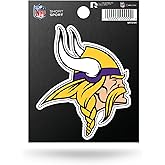 Rico Industries NFL Football Minnesota Vikings Short Sport Decal 3.75' x 4.75' Die Cut Team Logo Short Sport Decal