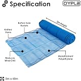Oypla SafeNet Blue Shade Debris Scaffold Netting 2m x 50m view 2