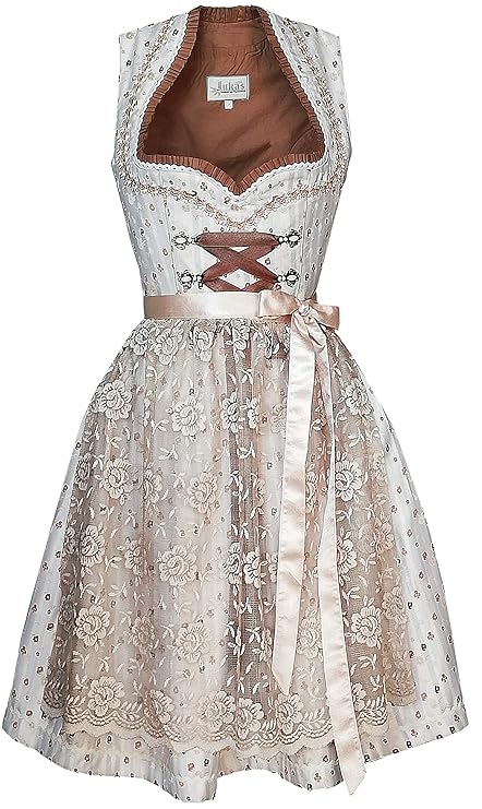 2 TLG. Midi Dirndl aus Exklusiver Kollektion von Lukas inkl. schürze-18102