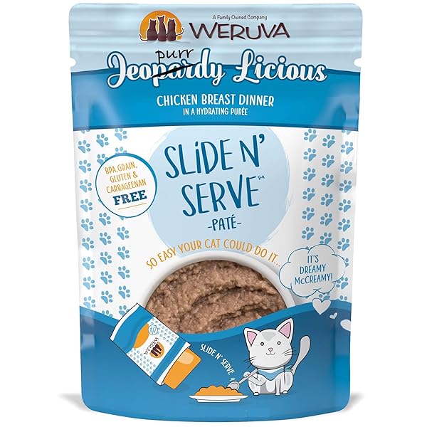 WERUVA CAT SLIDE ‘N SERVE JEOPURRDY CHICKEN POUCH,...