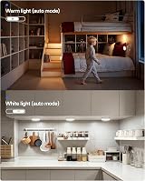 Homelist Motion Sensor Lights Indoor 6 Pack Wireless USB Rechargeable Magnetic view 5
