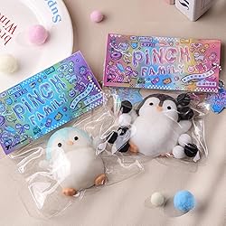 Anboor Penguins Squishies Toys 2 Pack - 3" Cute