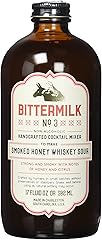 Bittermilk No.3 Smoked Honey Whiskey Sour Cocktail Mix, 16.9 oz