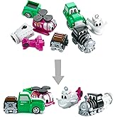 POPULAR PLAYTHINGS Magnetic Vehicles for Toddlers 1-3, Mix or Match Car Toys, Set of 4 Gift for Kids - Vehicles Junior 2