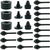 Dsnaduo 24 PCS Rubber Hood Bumper Assortment - Universal 45393