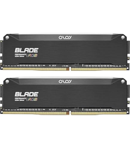 Amazon.com: OLOy DDR4 RAM 16GB (2x8GB) Black Hairline Blade 3200