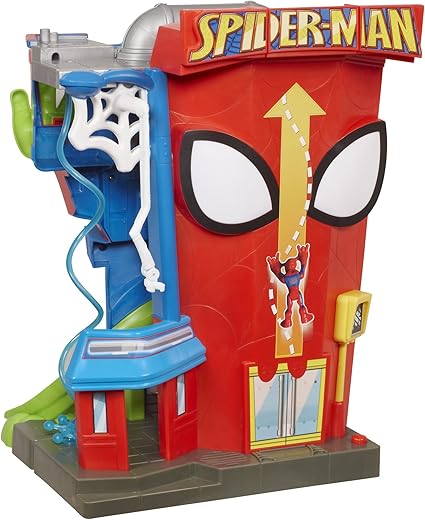 imaginext spiderman playset