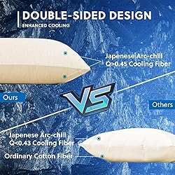 HOMFINE Cooling Pillow Cases Body Size - Double