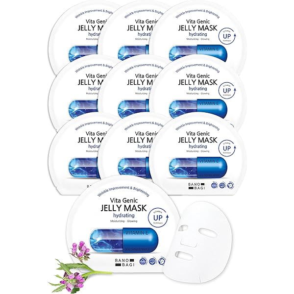 Amazon.com: BANOBAGI Vita Genic Jelly Cica Face Masks Beauty w
