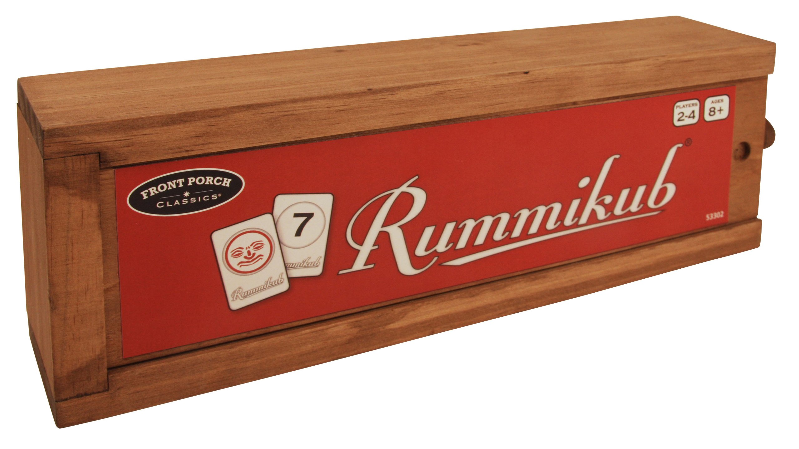 Front Porch Classics Rummikub, Rummy Tile Board Game with Durable