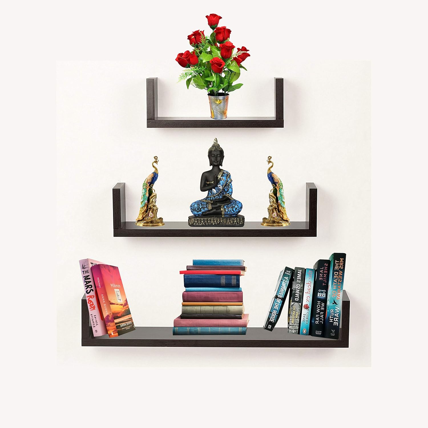 Wall decor shelves