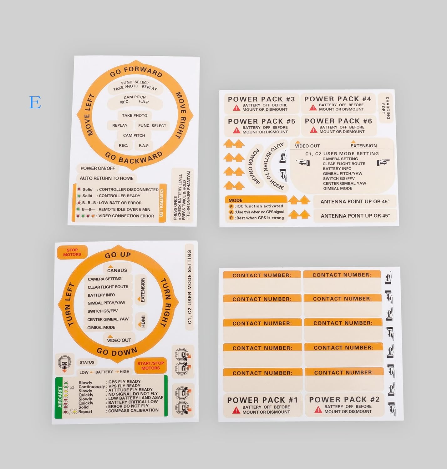 phantom 3 standard controller switches