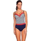 Maillot De Bain 1 Pièce Femme Haute Pression | Uni Marine | Fines Bretelles - N1001