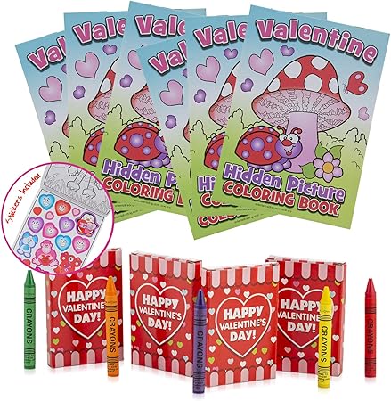 Amazon Favonir バレンタインデー パーティー記念品 12個セット 12冊とクレヨン12冊 かわいいバレンタインデー塗り絵 ステッカー クレヨン付き 男の子 女の子向け かわいいバレンタインデーの賞品 学校 家庭 誕生日の贈り物に最適 クレヨン 文房具 Amazon Favonir バレンタインデー パーティー記念品 12個セット 12冊とクレヨン12冊 かわいいバレンタインデー塗り絵 ステッカー クレヨン付き 男の子 女の子向け かわいいバレンタインデーの賞品 学校 家庭 誕生日の贈り物に最適 クレヨン 文房具