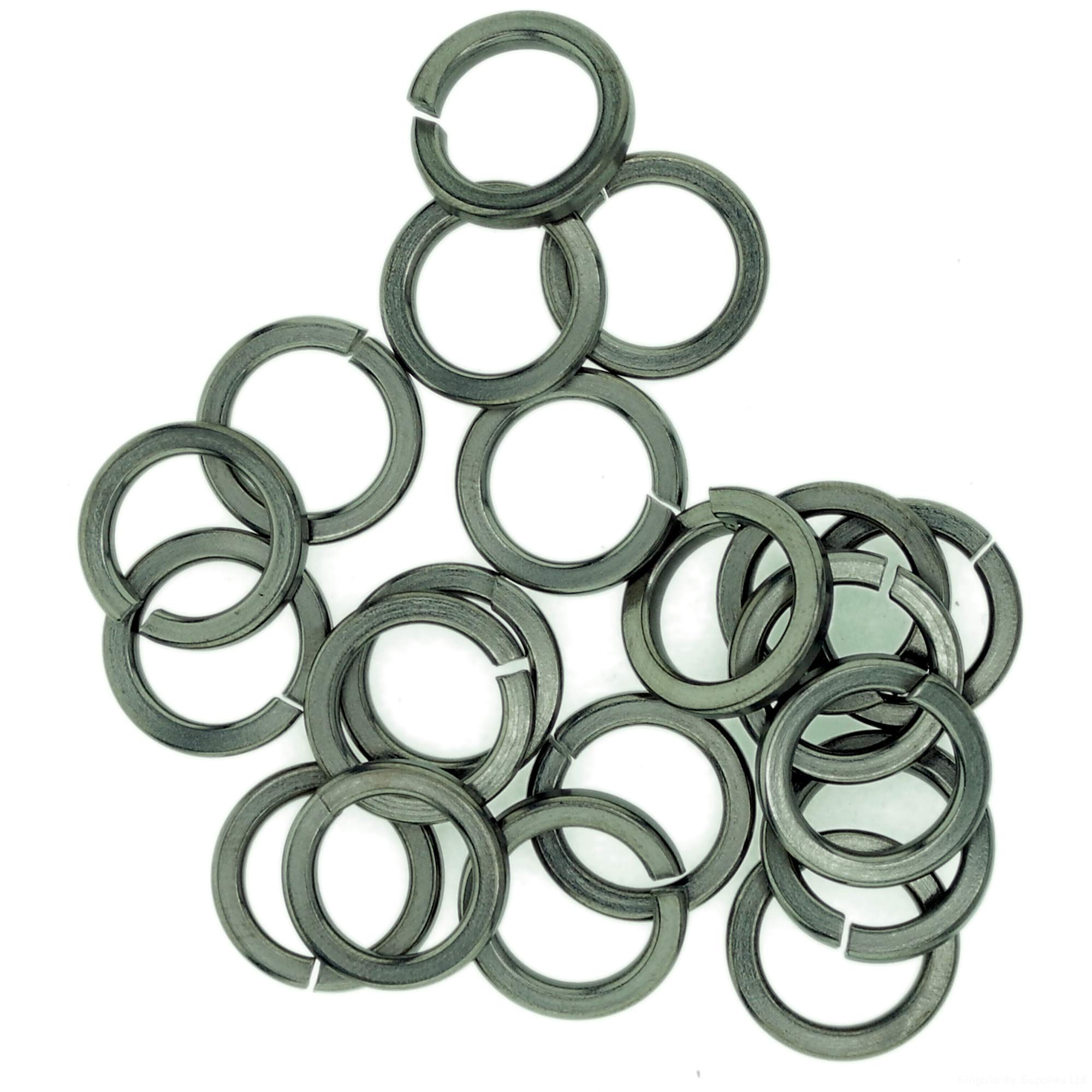 M6 (6mm) Square Spring Split Lock Washer - Stainless Steel (A2) (Pack of 20)