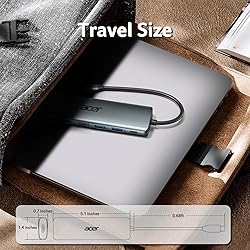 Acer USB C Hub, 7 in 1 USB C to Multi-Port Adapter