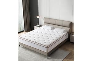 Huyamy Full Mattresses,Hybrid 12 Inch Full Mattress in a Box,Memory Foam & Individually Pocket Spring for Pain Relief,Pressure Relief,Certified.