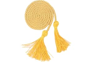 UIALECG Graduation Honor Cords, 68" Long (Gold)