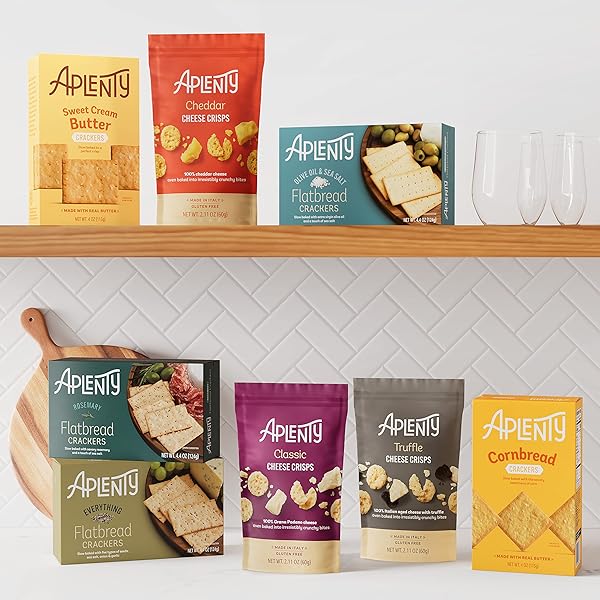 APLENTY, EVERYTHING FLATBREAD CRACKERS, 4.4 OZ