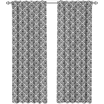 Amazon Com Shenglv Damask Curtains Decoration Symmetrical