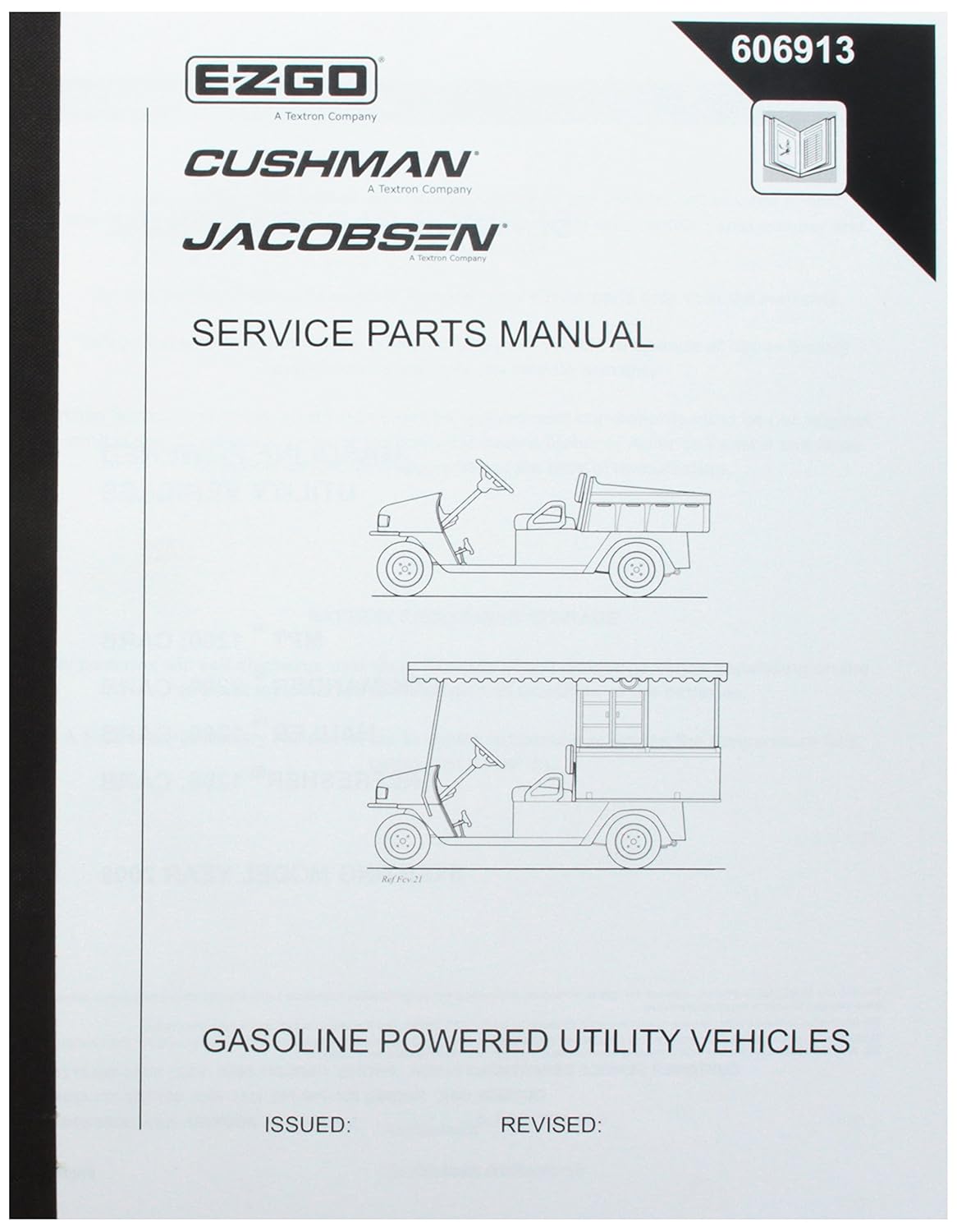 EZGO 606913 2008-Current Parts Manual for Refresher 1200: Amazon.co.uk:  Garden & Outdoors