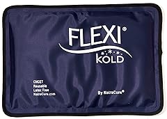 FlexiKold Gel Soft Flexible Ice Packs for Injuries - Reusable Freezer Cold Pack, Cold Compress & Cooling Gel Pad for Face, Sh