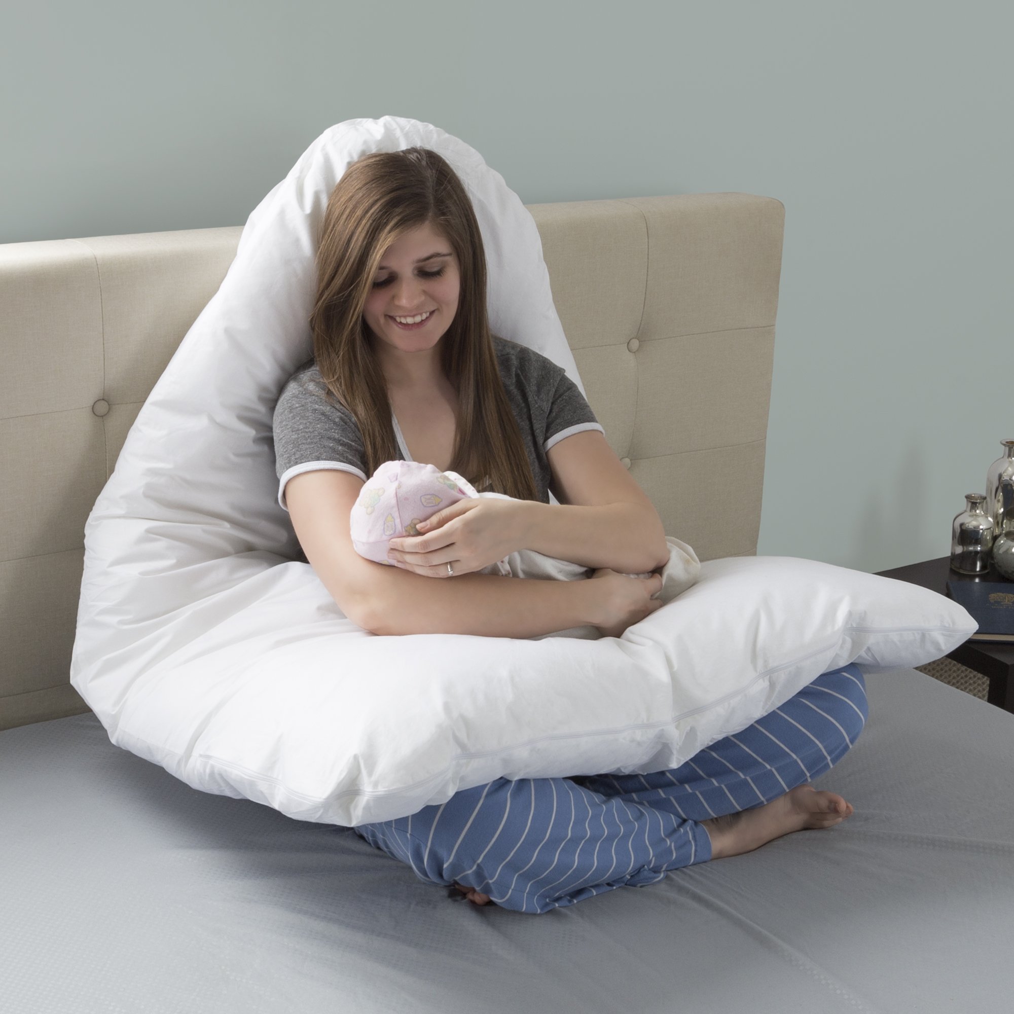 Pregnancy Pillow Full Body Maternity Pillow With Contoured U