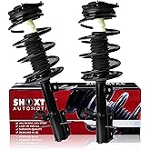 Shoxtec Front Pair Complete Struts Assembly Replacement for 2007-2012 Nissan Sentra Base SL S Coil Spring Shock Absorber Repl