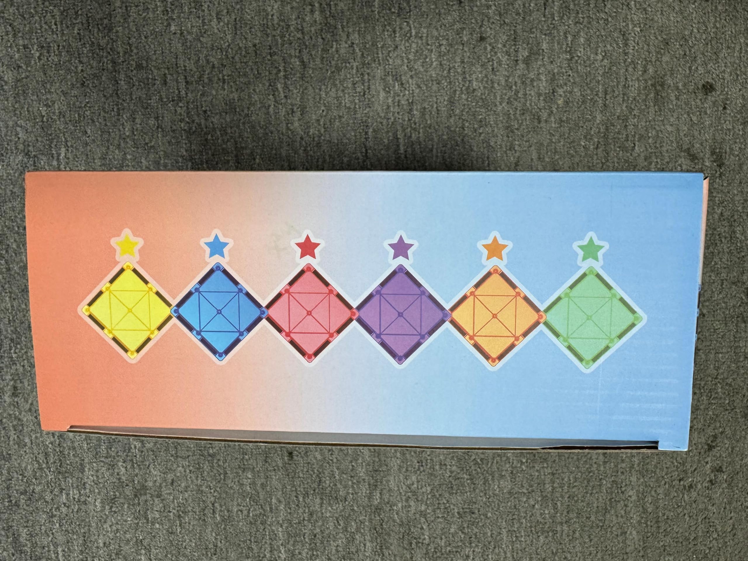 100PCS Magnetic Tiles STEM Building Toys Set with 2 Cars, Sensory Stacking Magnetic Blocks for Toddlers & Kids, Ideal for Preschool Montessori Toys Christmas Birthday Gifts for Boys & Girls Ages 3+