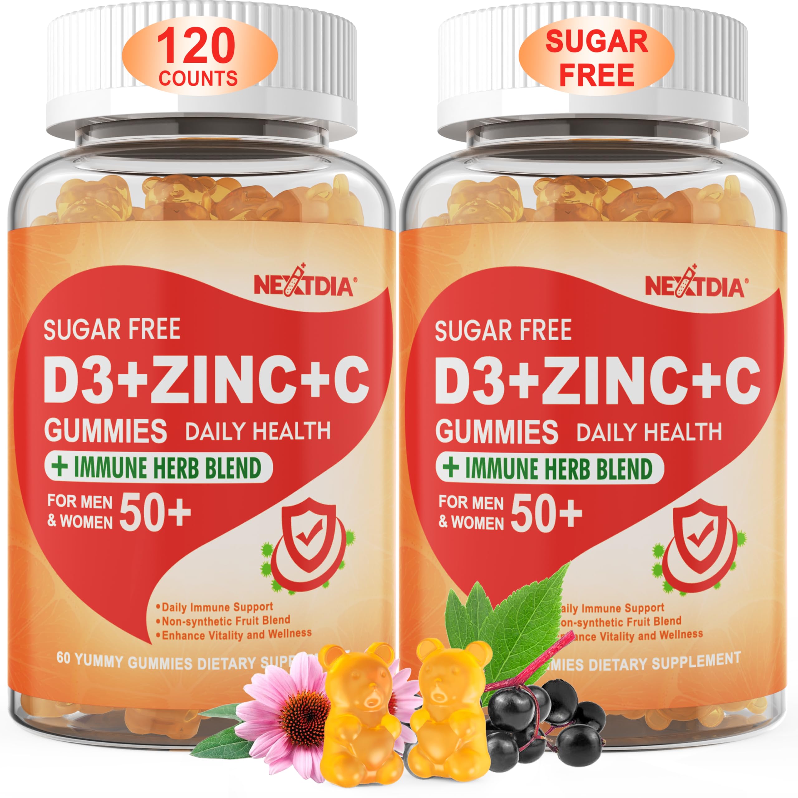 D3+Zinc+C Gummies