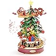 Rolife 3D Puzzles for Adults Wooden Musical Christmas Tree 15.7" Model Building Kit Decoration Crafts for Adults Gifts for Bo