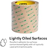 3M 9495LE Adhesive Transfer Tape Circles 2.5" Diameter Pack of 100 view 4