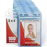 MIFFLIN Large (L) Vertical ID Badge Holders