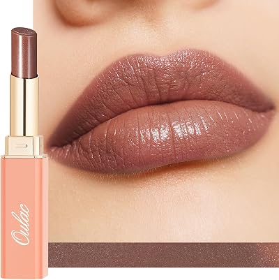 Oulac Chocolate Brown Lipstick Moisture Shine Hydrating Lipstick