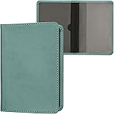 kwmobile Registration and Insurance Holder - Car Document Holder for Vehicle Documents and Cards - PU Leather - Arctic Night