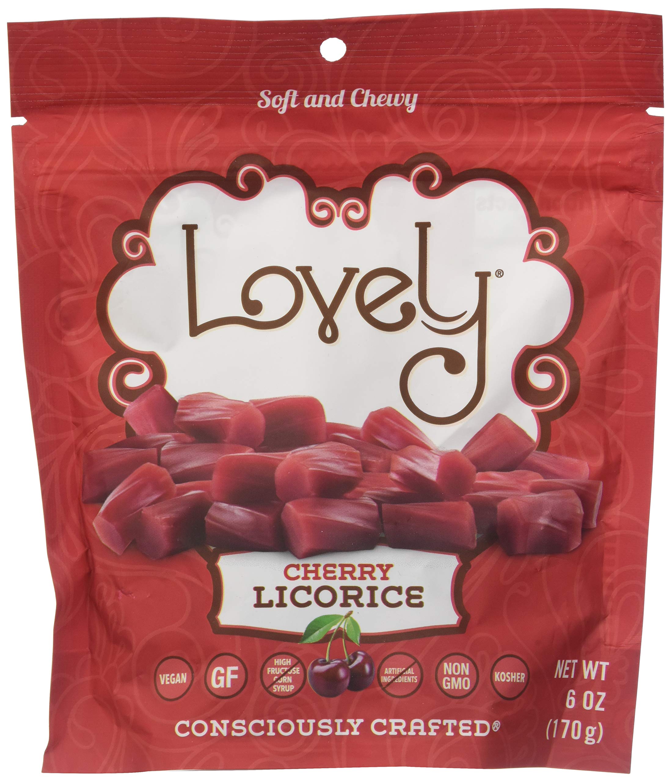 Gimbal's Red Licorice Scottie Dogs, 2 lb Bag in a BlackTie Box Licorice Candy