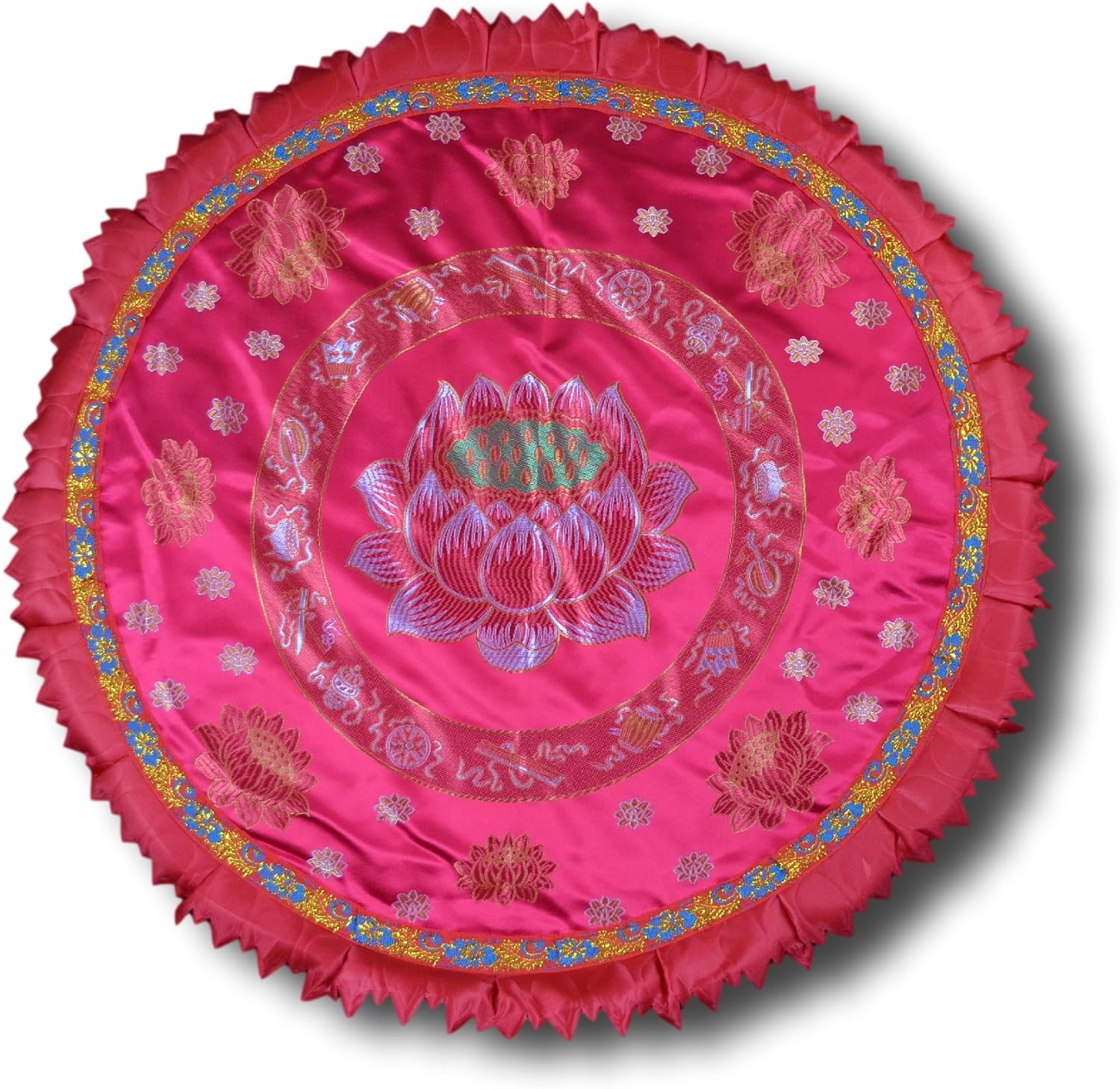 Festcool 24" Round Foam Red Lotus Flower Buddhist Pray