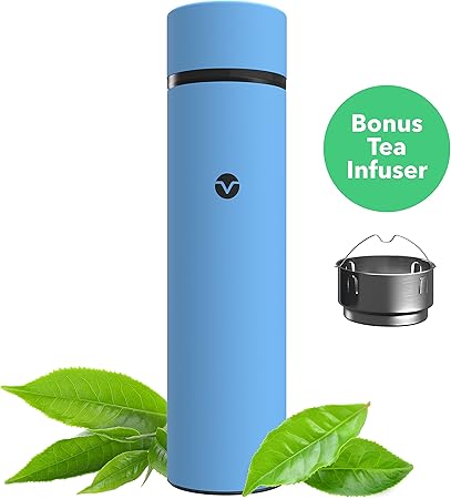 Vremi 17 Oz Thermos Water Bottle Travel Mug Insulated Stainless Steel Traveler Cup With Leak Proof
