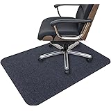サンコー ズレない チェアマット おくだけ吸着 デスク 床保護マット 90×120cm ダークグレー