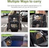 Lekesky Large Cat Carrier Backpack Expandable Pet Carrier for Dogs Cats up to view 6