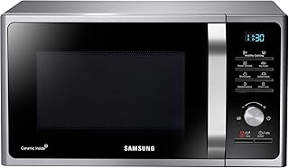 Samsung MS28F303TAS/EG Mikrowelle / 1000 W / 28 L Garraum (Extra groß) / 51,2 cm Breite / Power Defrost / 26 Automatikprogramme / silber