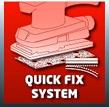 Einhell Sheet Orbital Sander 150W 23000 RPM Dust Adapter 3 Sandpapers view 9